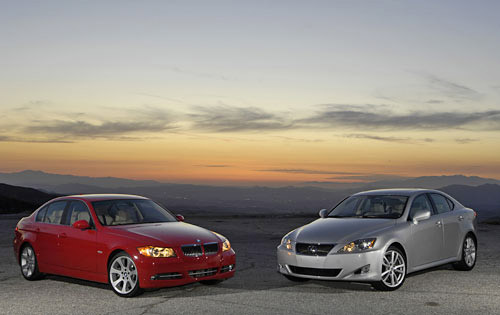 The 2007 BMW 335i vs. the 2007 Lexus IS350